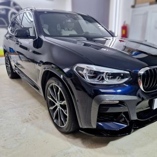 BMW X3 – tmavě modrá perleť zpátky v TOP formě Mytí ➝ dekontaminace laku ➝ jednokrokové leštění ➝ tvrdý vosk Soft99 ➝...